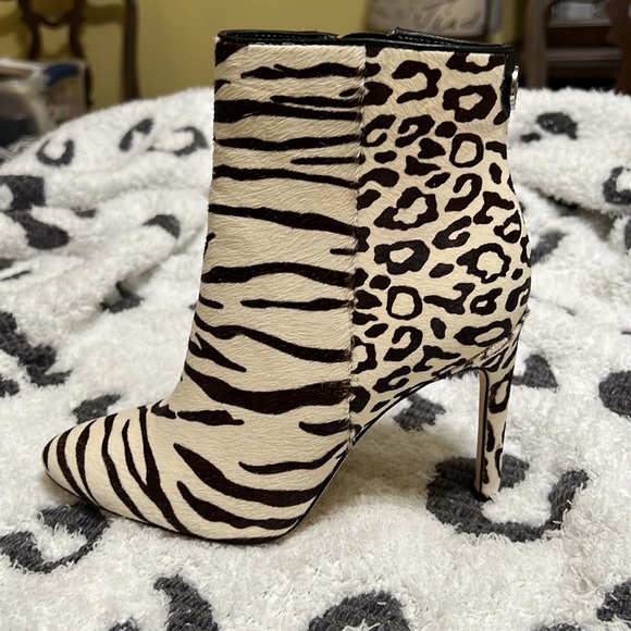 Guess Cow Hair Stiletto Booties - Picture 7 of 10